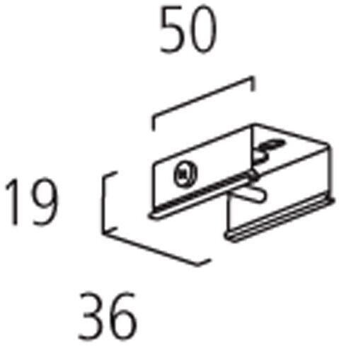 Eutrac 33015990 Pendelclip für EUTRAC 3 Phasen Aufbauschiene Standard