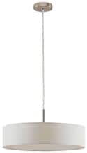 Brumberg TIM Pendelleuchte für E27-LED-Retrofit-Lampen, Stoffschirm, Diffusorscheibe