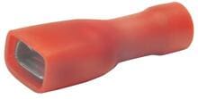 Klauke 720V Flachsteckhülsen, 0,5-1qmm, rot