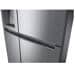 LG GSJV31PZXE Side-by-Side Kombination, 97 cm breit, 634L, NoFrost, Door-in-Doo, Eis-, Crushed Ice- und Wasserspender, Wassertank, Linear Cooling, Multi-Airflow, Platinum Silver