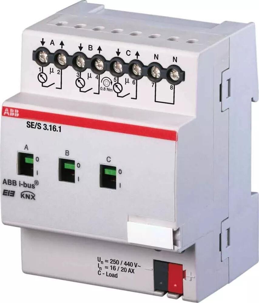 ABB SE/S 3.16.1 Energieaktor, 3fach, 16/20 A, REG (2CDG110136R0011)