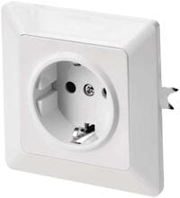 EMOS A6002.0 Steckdose SCHUKO, 1fach, IP20, weiß (1906010504)