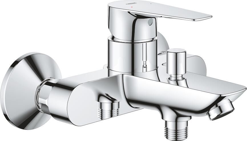 GROHE BauEdge Einhebel- Wannenarmatur, 1/2", chrom (23604001)