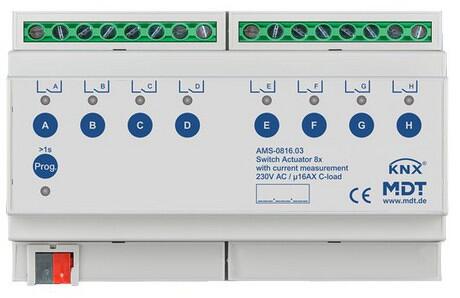 MDT AMS-0816.03 Schaltaktor 8-fach 16A