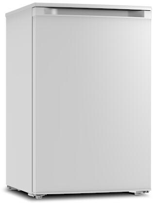 PKM KS128EW Standkühlschrank, 54,6 cm breit, 128 Liter, 39 dB(A), regelbares Thermostat, wechselbarer Türanschlag, verstellbare Füße, 3 Türablagen, we