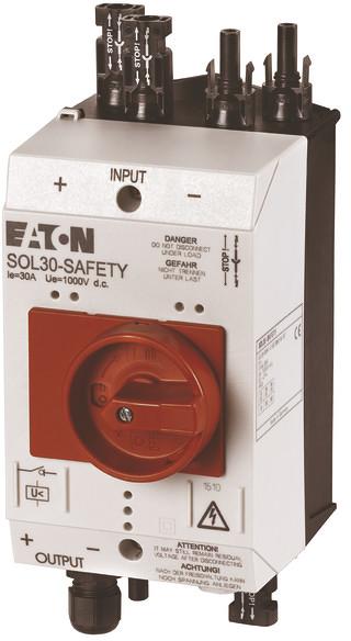 Eaton SOL30-SAFETY/2MC4-U Dc-Lasttrennschalter 30A, 2 Strings Mc4