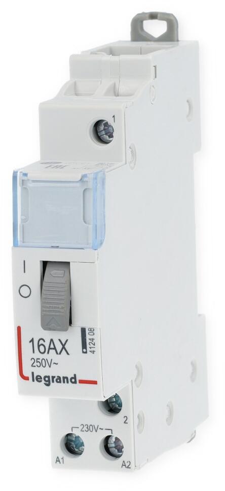 Legrand 412408 CX3 Fernschalter 16A, 1 Schließer, 230V