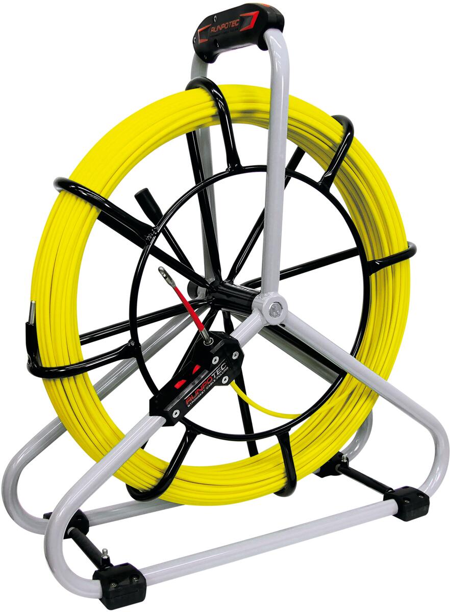 Runpotec Standard-Set Glasfaserstab Ø 6 mm mit Stahlhaspel, 60 m (10064)