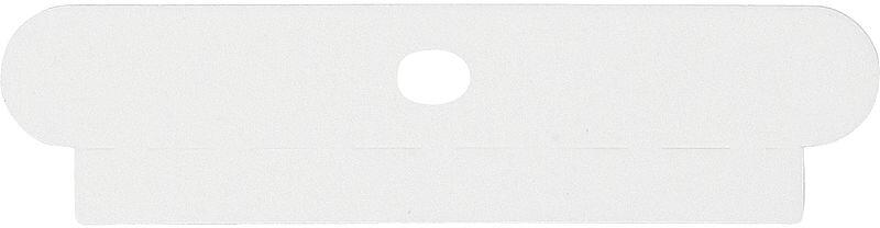 Merten MEG3957-8000 Schriftfeldeinlagen für 3-polige Aus-Schalter, Aquastar, neutral, weiß, VPE 5 Stück