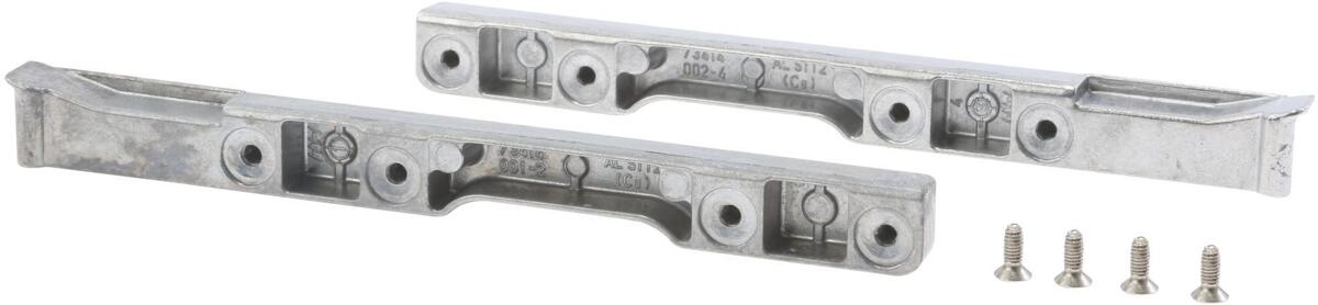 Bosch Siemens 00645677 Bausatz, Traeger-Set fuer Backblech / Fettpfanne, komplett links und rechts und 4 Schrauben.