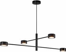Nordlux Clyde Pendelleuchte, 16W, 350lm, 2700K, schwarz (2010803003)