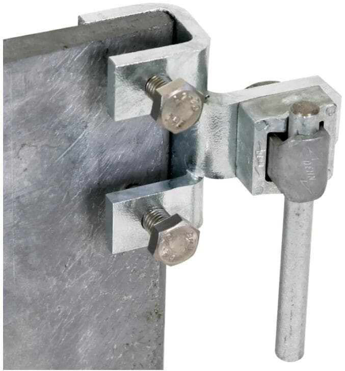 Dehn AK 7.10 KSV S KBF3 18 STTZN Anschlussklemme senkrecht St/tZn, für Profile 3-18mm, mit KS-Verbinder (372120)