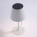LeuchtenDirekt LED Tischleuchte, weiß, dimmbar, solarbetrieben, modern, kabellos, 2W, 155lm (19650-16)