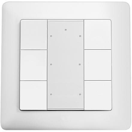 Esylux PUSH BUTTON x6 DALI-2 WH Taster, DALI-2, weiß (EP10431623)