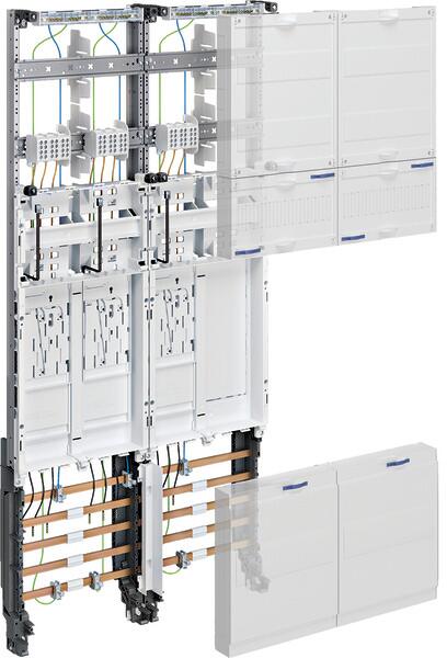 Hager ZK3ED28N Komplettfeld, univers Z, 1050mm, 3 ZP/Reserve, eHZ, DSS, 2-feld, Ausführung EnBW