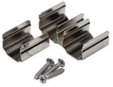 Brumberg Befestigungsclips-Set zu QualityFlex Protection Vertical, silber (53258000)
