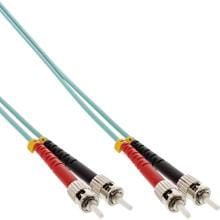 InLine® LWL Duplex Kabel, ST/ST, 50/125µm, OM3, 5m (81505O)
