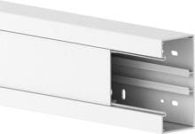 GGK 17999 Brüstungskanal BR 60x130/80-9010, PVC, Unter-/Oberteil, 80 mm OT, alpinweiß