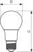 Philips CorePro LEDbulb (57757800), E27, 5,5 - 40 W, warmweiß, 470 lm, 2700 K, Birnenform