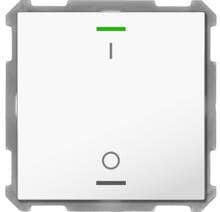 MDT BE-TAL63T1.B1 Taster Light 63 1-fach, Ausführung I/O Symbol, mit Temperatursensor, studioweiß glänzend