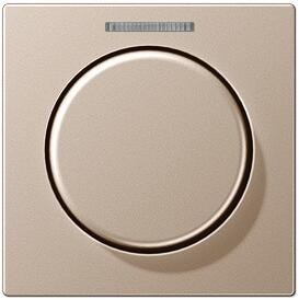 Jung A1540KO5CH Abdeckung mit Lichtleiter für KNX Drehsensor, Duroplast lackiert, champagner