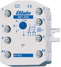 Eltako S81-002-230V Elektromechanischer Stromstoßschalter, 2 Wechsler 10A (81002030)