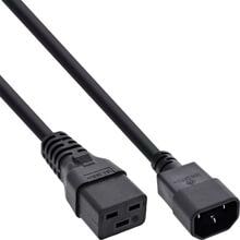 InLine Netz Adapterkabel, IEC-60320 C14 auf C19, max 10A