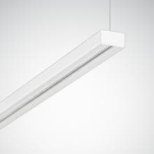 Trilux LED-Hängeleuchte für Einzel- oder Lichtbandanwendungen SFlow H2-L MRX LED6400-840 ED, weiß (6899651)