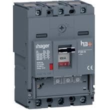 Hager HNS100GC Leistungsschalter h3+ P160 LSnI 3P3D 100A 40kA CTC