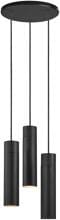 Nordlux Tilo 3-Spot Pendelleuchte, GU10, IP20, dimmbar, schwarz (2010473003)