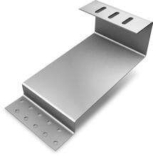 K2 Systems SolidHook FLA H35/103 150x2 Dachhaken, Edelstahl, silber (1000074)