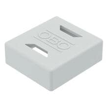 OBO Bettermann EK 45 G Endkappe Trägerprofil, Kunststoff, grau (5901722)