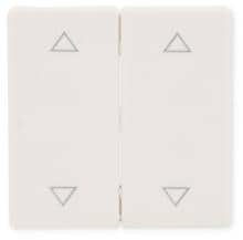 Berker 16446089 Wippe mit Aufdruck Symbol Pfeile, Q.1/Q.3, polarweiß samt