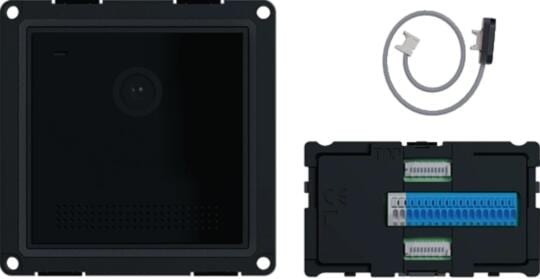 Hager Kombimodul Kamera-Lautsprecher-Mikrofon, IP KIT, Einbau, intercom, mono, schwarz