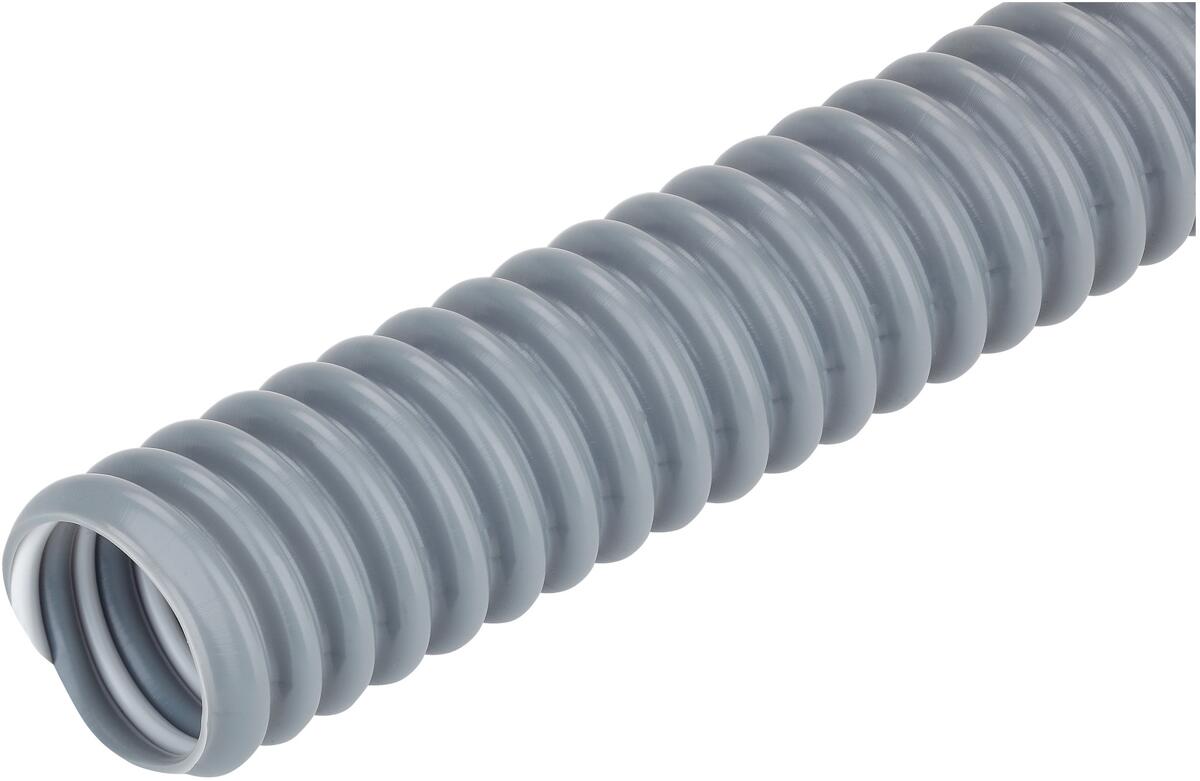 Fränkische FFKSS-SW 16 Kunststoff-Spiralschlauch, 21mm, starr, grau (28121016), 50m