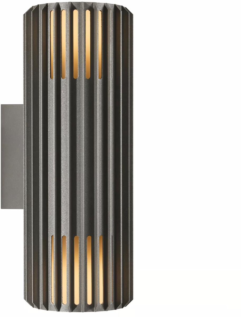 Nordlux Aludra Double Wandleuchte, E27, IP54, 2x15W, anthrazit (2418121250)