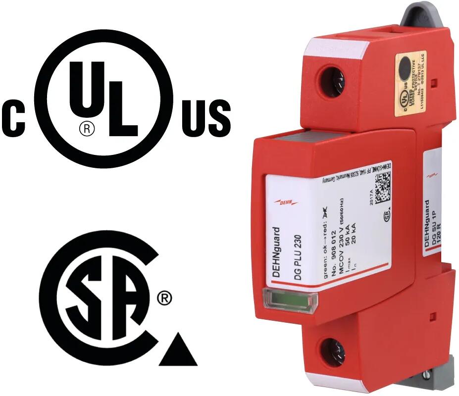 Dehn DG SU 1P 120 R Überspannungsableiter Typ 2 DEHNguard S, rot (908090)