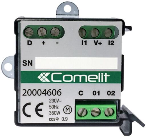 Comelit 20004606 Rollladenmodul 2 Ein-, 2 Ausgänge, Bus