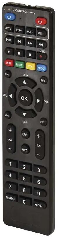 EMOS J50988 Fernbedienung für Receiver EM190/EM190S/EM190L (2520900088 )