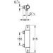 GROHE Grohtherm Special Thermostat-Brausebatterie, Wandmontage, ohne S-Anschlüsse und Abdeckungen, EcoJoy, chrom (34681000)