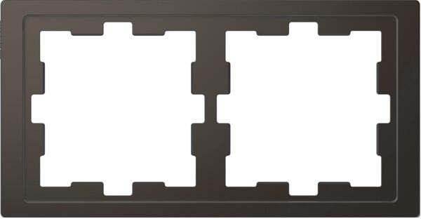 Merten MEG4020-6534 D-Life Rahmen, 2fach, anthrazit