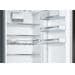 Bosch KGE398XBA Stand Kühl-Gefrierkombination, 60 cm breit, 343 L, VitaFresh, LowFrost, LED Beleuchtung, Edelstahl schwarz Antifingerprint