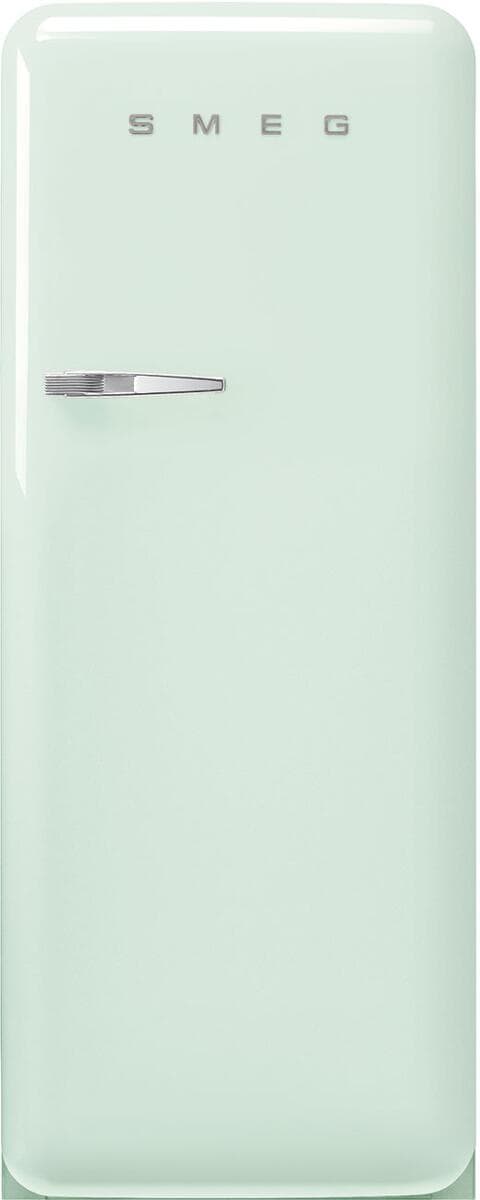 Smeg FAB28RPG6 50"s Style Retro Stand Kühlschrank, 60 cm breit, 270 L, Rechtsanschlag, pastellgrün
