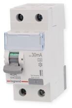 Legrand 411560 Fi-Schutzschalter, TX3, 40A, 2-Polig, 30mA, Typ-A