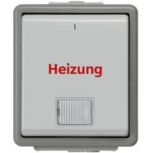 Siemens DELTA fläche Heizung-Notschalter IP44, AP, dgr/hgr, 1p, 10A, 250V (5TA4741)