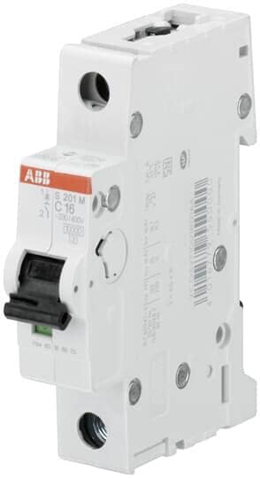 ABB S201M-C25 Sicherungsautomat C-Char., 10 kA, 25A, 1Polig (2CDS271001R0254)