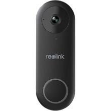 Reolink D340W Video-Türsprechanlage, WiFi intelligente 2K+ 5 MP Video-Türklingel mit Gong, Schwarz/Weiß