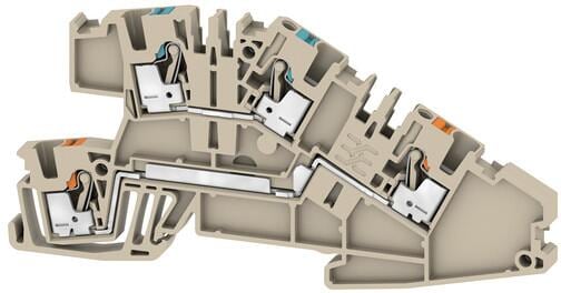 Weidmüller AITB 2.5 BB N-L Installationsklemme, beige (2668910000)
