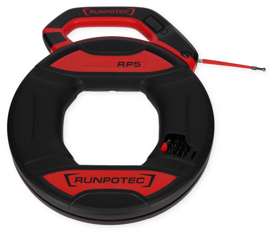 Runpo Rope Runpotec RUNPO 5 Kabeleinziehsystem mit Drallausgleich, 20 m, verdrillt ...