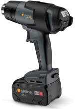 Steinel Akku-Heißluftgebläse 900W, kabellose Flexibilität, 50°C bis 500°C, 6 Luftmengenstufen, 18V Akku, inkl. LCD-Display-Anzeige, schwarz (066611)